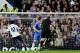 LONDON, ENGLAND - MAY 08: Emanuel Adebayor #10 of Spurs scores from long range to level the scores at 1-1 during the Barclays Premier League match between Chelsea and Tottenham Hotspur at Stamford Bridge on May 8, 2013 in London, England. (Photo by Ian Walton/Getty Images)