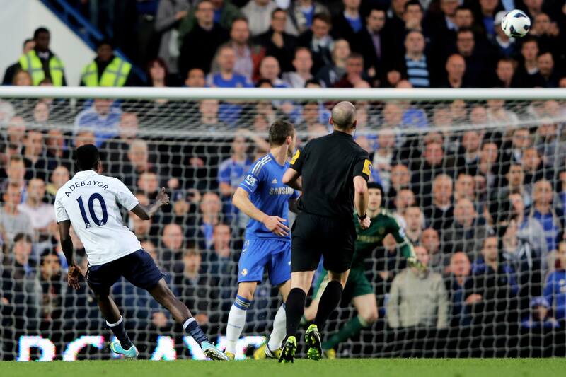 Chelsea Vs Tottenham Watch Gif Of Emmanuel Adebayor S Superb Goal Bleacher Report Latest News Videos And Highlights