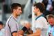 MADRID, SPAIN - MAY 07: Grigor Dimitrov of Bulgaria is congratulated by Novak Djokovic of Serbia after Dimitrov won in three sets during day four of the Mutua Madrid Open tennis tournament at the Caja Magica on May 7, 2013 in Madrid, Spain. (Photo by Julian Finney/Getty Images)