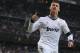 MADRID, SPAIN - MAY 08: Cristiano Ronaldo of Real Madrid CF celebrates after scoring Real's second goal during the La Liga match between Real Madrid CF and Malaga CF at estadio Santiago Bernabeu on May 8, 2013 in Madrid, Spain. (Photo by Denis Doyle/Getty Images)