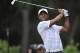 May 11, 2013; Ponte Vedra Beach, FL, USA; Tiger Woods hits his tee shot on the 12th hole in the third round at TPC Sawgrass - Stadium Course. Mandatory Credit: Brad Barr-USA TODAY Sports