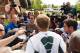 May 10, 2013; Philadelphia, PA, USA; Philadelphia Eagles fourth round draft pick quarterback Matt Barkley (2) addresses the media during rookie minicamp at the Philadelphia Eagles NovaCare Complex. Mandatory Credit: Howard Smith-USA TODAY Sports