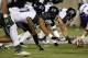 Nov 16, 2012; Colorado Springs, CO, USA; Members of the Hawaii Warriors and the Air Force Falcons line up from each other during the third quarter of the game at Falcon Stadium. Mandatory Credit: Ron Chenoy-USA TODAY Sports
