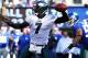EAST RUTHERFORD, NJ - DECEMBER 30: Michael Vick #7 of the Philadelphia Eagles drops back to pass in the first half against the New York Giants at MetLife Stadium on December 30, 2012 in East Rutherford, New Jersey. (Photo by Elsa/Getty Images)