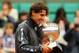 PARIS, FRANCE - JUNE 11: Rafael Nadal of Spain poses with the Coupe des Mousquetaires trophy in the men's singles final against Novak Djokovic of Serbia during day 16 of the French Open at Roland Garros on June 11, 2012 in Paris, France. (Photo by Matthew Stockman/Getty Images)