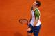 ROME, ITALY - MAY 15: Andy Murray of Great Britain reacts after a point during his second round match against Marcel Granollers of Spain on day four of the Internazionali BNL d'Italia 2013 at the Foro Italico Tennis Centre on May 15, 2013 in Rome, Italy. (Photo by Clive Mason/Getty Images)