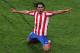 BUCHAREST, ROMANIA - MAY 09: Radamel Falcao of Atletico Madrid celebrates scoring his team's second goal during the UEFA Europa League Final between Atletico Madrid and Athletic Bilbao at the National Arena on May 9, 2012 in Bucharest, Romania. (Photo by Scott Heavey/Getty Images)
