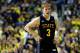AUBURN HILLS, MI - MARCH 21: Nate Wolters #3 of the South Dakota State Jackrabbits looks on in the second half against the Michigan Wolverines during the second round of the 2013 NCAA Men's Basketball Tournament at at The Palace of Auburn Hills on March 21, 2013 in Auburn Hills, Michigan. (Photo by Gregory Shamus/Getty Images)