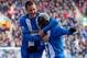 WIGAN, ENGLAND - MARCH 30: Arouna Kone (R) of Wigan celebrates his goal with team mate James McCarthy during the Premier League match between Wigan Athletic and Norwich City at the DW Stadium on March 30, 2013 in Wigan, England. (Photo by Paul Thomas/Getty Images)