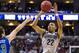 Mar 22, 2013; Philadelphia, PA, USA; Georgetown Hoyas forward Otto Porter Jr. (22) shoots a jump shot during the first half against the Florida Gulf Coast Eagles during the second round of the 2013 NCAA tournament at the Wells Fargo Center. Mandatory Credit: Howard Smith-USA TODAY Sports