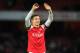 LONDON, ENGLAND - FEBRUARY 02: Laurent Koscielny of Arsenal celebrates defeating Stoke City after the Barclays Premier League match between Arsenal and Stoke City at Emirates Stadium on February 2, 2013 in London, England. (Photo by Michael Regan/Getty Images)