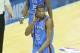 May 13, 2013; Memphis, TN, USA; Oklahoma City Thunder forward Kevin Durant (35) late in game four of the 2013 NBA Playoffs against the Memphis Grizzlies. Memphis defeated Oklahoma 103-97 in overtime and lead the series 3-1. Mandatory Credit: Nelson Chenault-USA TODAY Sports
