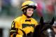 LOUISVILLE, KY - MAY 04: Mylute Rosie ridden by Napravnik takes part in the post parade prior to the 139th running of the Kentucky Derby at Churchill Downs on May 4, 2013 in Louisville, Kentucky. (Photo by Andy Lyons/Getty Images)
