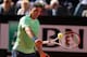 ROME, ITALY - MAY 19: Roger Federer of Switzerland plays a backhand against Rafael Nadal of Spain in their final match during day eight of the Internazionali BNL d'Italia 2013 at the Foro Italico Tennis Centre on May 19, 2013 in Rome, Italy. (Photo by Clive Brunskill/Getty Images)