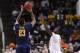 SAN JOSE, CA - MARCH 23: Allen Crabbe #23 of the California Golden Bears goes up against Baye Keita #12 of the Syracuse Orange in the second half during the third round of the 2013 NCAA Men's Basketball Tournament at HP Pavilion on March 23, 2013 in San Jose, California. (Photo by Thearon W. Henderson/Getty Images)