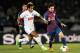 YOKOHAMA, JAPAN - DECEMBER 18: Lionel Messi (R) of Barcelona is challenged by Neymar of Santos during the FIFA Club World Cup Final match between Santosl and Barcelona at the Yokohama International Stadium on December 18, 2011 in Yokohama, Japan. (Photo by Lintao Zhang/Getty Images)