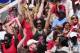 Apr 20, 2013; Tuscaloosa, AL, USA; Alabama Crimson Tide fan shows her support for her team during the annual A-Day game at Bryant Denny Stadium. Mandatory Credit: Marvin Gentry-USA TODAY Sports