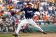 June 20, 2011; Omaha, NE, USA; North Carolina Tar Heels pitcher Kent Emanuel (41) delivers a pitch during the sixth inning against the Texas Longhorns during the 2011 College World Series at TD Ameritrade Park. North Carolina defeated Texas 3-0. Mandatory Credit: Brace Hemmelgarn-USA TODAY Sports