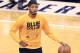 May 18, 2013; Indianapolis, IN, USA; Indiana Pacers small forward Paul George (24) warms up before game six of the second round of the 2013 NBA Playoffs against the New York Knicks at Bankers Life Fieldhouse. Mandatory Credit: Pat Lovell-USA TODAY Sports
