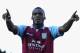 STOKE ON TRENT, ENGLAND - APRIL 06: Christian Benteke of Aston Villa celebrates scoring his team's third goal to make the score 1-3 during the Barclays Premier League match between Stoke City and Aston Villa at the Britannia Stadium on April 6, 2013 in Stoke on Trent, England. (Photo by Chris Brunskill/Getty Images)