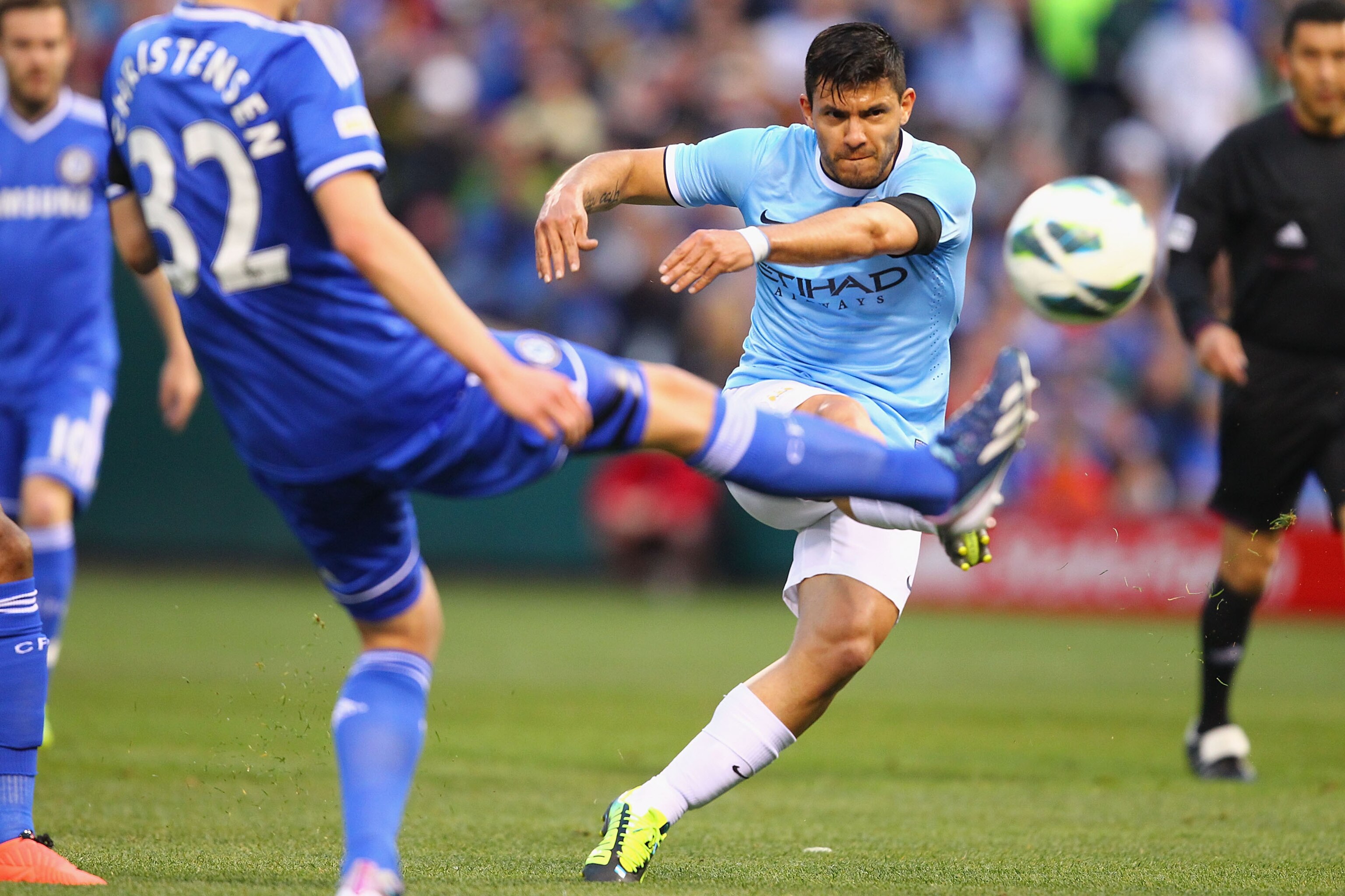 Manchester City Top Chelsea 5 3 In Thrilling Yankee Stadium Friendly Bleacher Report Latest News Videos And Highlights