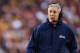 LANDOVER, MD - JANUARY 06: Head coach Pete Carroll of the Seattle Seahawks looks on in the first quarter of their NFC Wild Card Playoff Game against the Washington Redskins at FedExField on January 6, 2013 in Landover, Maryland. (Photo by Al Bello/Getty Images)