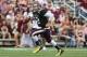Apr 13, 2013; College Station, TX, USA; Texas A&M Aggies quarterback Johnny Manziel (2) scrambles during the 2013 Maroon and White Texas A&M spring game at Kyle Field in College Station, TX. Mandatory Credit: Soobum Im-USA TODAY Sports