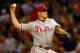 BOSTON, MA - MAY 28: Jonathan Papelbon #58 of the Philadelphia Phillies pitches against the Boston Red Sox during the interleague game on May 28, 2013 at Fenway Park in Boston, Massachusetts. (Photo by Jared Wickerham/Getty Images)