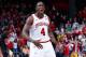 DAYTON, OH - MARCH 24: Victor Oladipo #4 of the Indiana Hoosiers reacts after a play late in the game against the Temple Owls during the third round of the 2013 NCAA Men's Basketball Tournament at UD Arena on March 24, 2013 in Dayton, Ohio. (Photo by Joe Robbins/Getty Images)