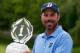 DUBLIN, OH - JUNE 02: Matt Kuchar poses with the trophy after his two-stroke victory at the Memorial Tournament presented by Nationwide Insurance at Muirfield Village Golf Club on June 2, 2013 in Dublin, Ohio. (Photo by Scott Halleran/Getty Images)