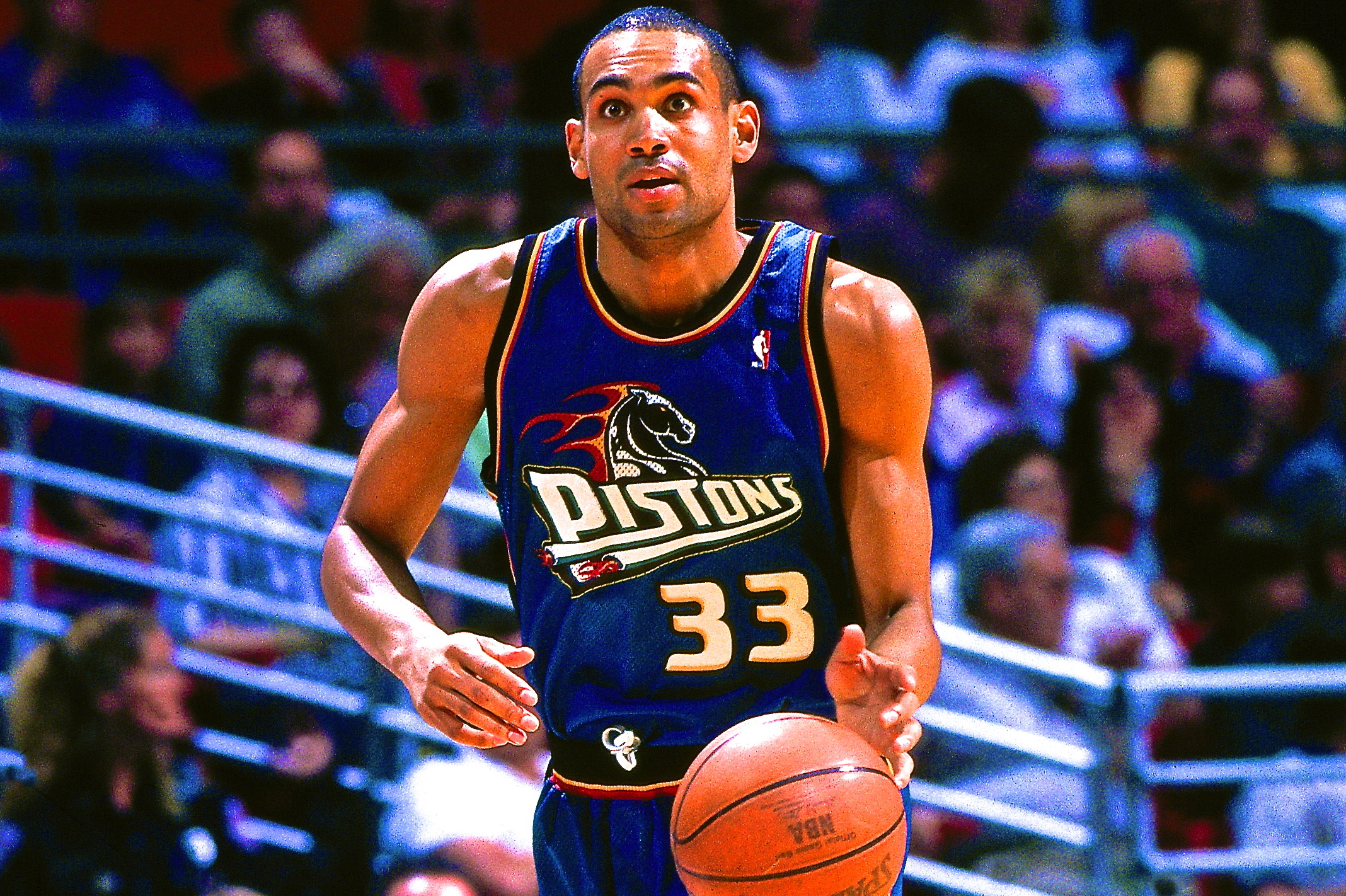 Grant Hill Pistons 90's Jersey