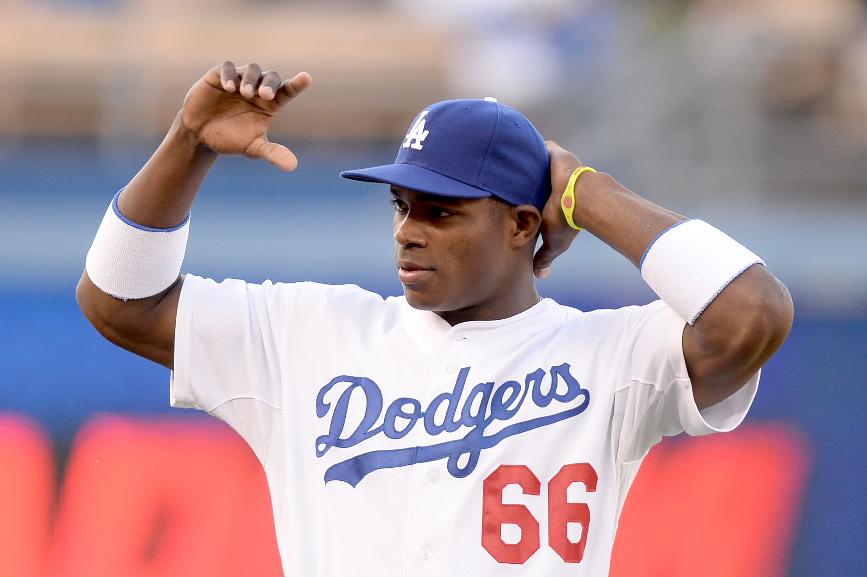 Renck: Dodgers' Yasiel Puig looks to be Bo Jackson, version 2.0