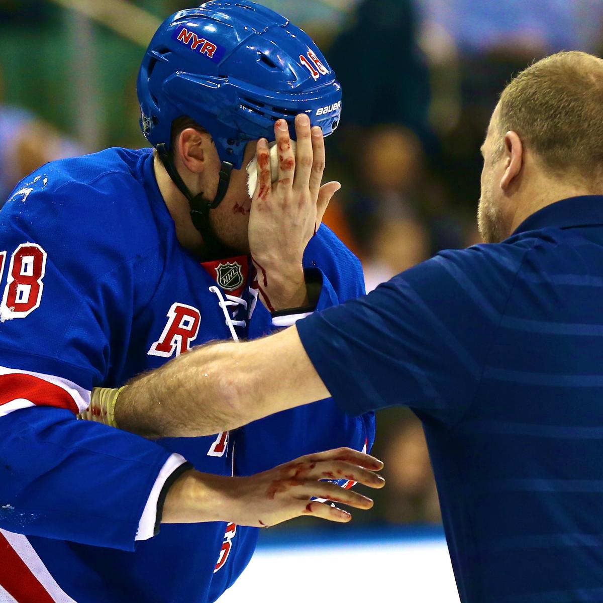 NHL Referee Injured by Shot to Face: Is It Time for Mandatory Visors in  Hockey?, News, Scores, Highlights, Stats, and Rumors