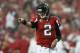 ATLANTA, GA - JANUARY 13: Matt Ryan #2 of the Atlanta Falcons reacts during their NFC Divisional Playoff Game against the Seattle Seahawks at Georgia Dome on January 13, 2013 in Atlanta, Georgia. (Photo by Streeter Lecka/Getty Images)