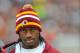Dec 16, 2012; Cleveland, OH, USA; Washington Redskins quarterback Robert Griffin III (10) during a game against the Cleveland Browns at Cleveland Browns Stadium. Washington won 38-21. Mandatory Credit: David Richard-USA TODAY Sports