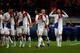 AMSTERDAM, NETHERLANDS - MARCH 26: Rafael Van der Vaart (#10) of Netherlands celebrates with team mates after scoring the first goal of the game during the the Group 4 FIFA 2014 World Cup Qualifier match between Netherlands and Romania at Amsterdam Arena on March 26, 2013 in Amsterdam, Netherlands. (Photo by Dean Mouhtaropoulos/Getty Images)