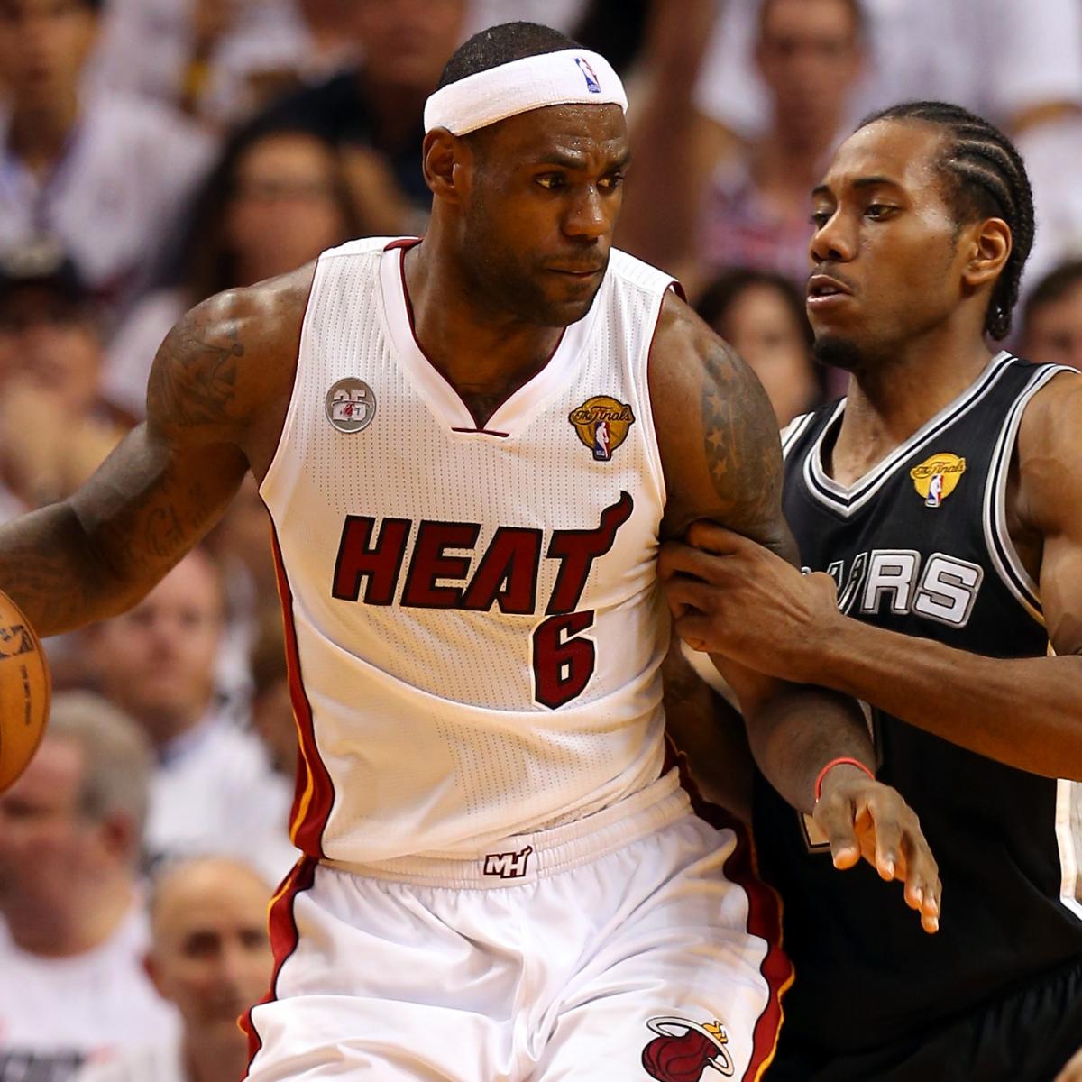 Heat vs. Spurs: Complete Guide for Game 2 of 2013 NBA Finals | Bleacher Report ...1200 x 1200