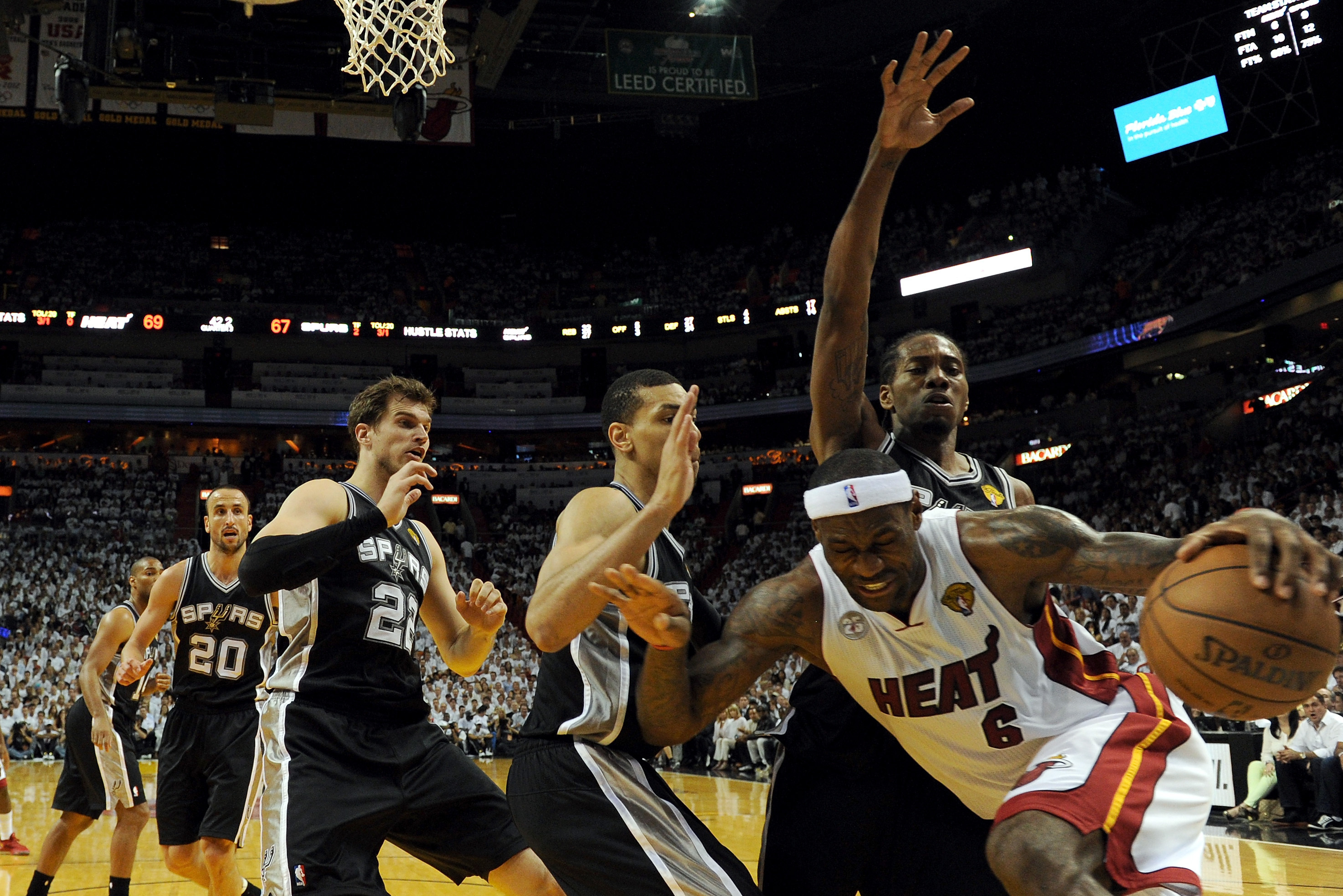 Photos: Heat-Spurs Game 2 – Sun Sentinel