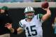 JACKSONVILLE, FL - DECEMBER 09: Tim Tebow #15 of the New York Jets warms up prior to the game against the Jacksonville Jaguars at EverBank Field on December 9, 2012 in Jacksonville, Florida. (Photo by Sam Greenwood/Getty Images)