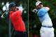 (FILE PHOTO) In this composite image a comparison has been made between Tiger Woods (L) and Sergio Garcia. Original image ID's are 168621602 (L) and 168566008 (R). ***LEFT IMAGE*** PONTE VEDRA BEACH, FL - MAY 12: Tiger Woods of the USA plays his shot from the seventh tee during the final round of THE PLAYERS Championship at THE PLAYERS Stadium course at TPC Sawgrass on May 12, 2013 in Ponte Vedra Beach, Florida. (Photo by Richard Heathcote/Getty Images) ***RIGHT IMAGE*** PONTE VEDRA BEACH, FL - MAY 11: Sergio Garcia of Spain plays a shot from the 11th tee during round three of THE PLAYERS Championship at THE PLAYERS Stadium course at TPC Sawgrass on May 11, 2013 in Ponte Vedra Beach, Florida. (Photo by Richard Heathcote/Getty Images)