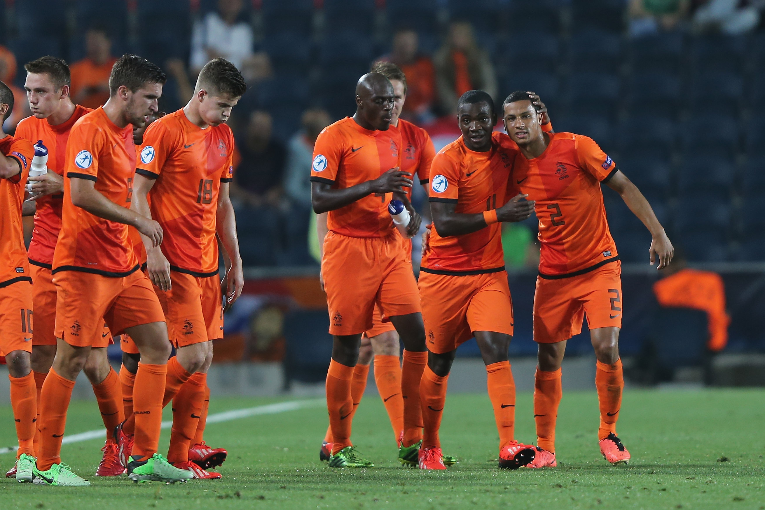  Netherlands Holland KNVB Logo Orange Square