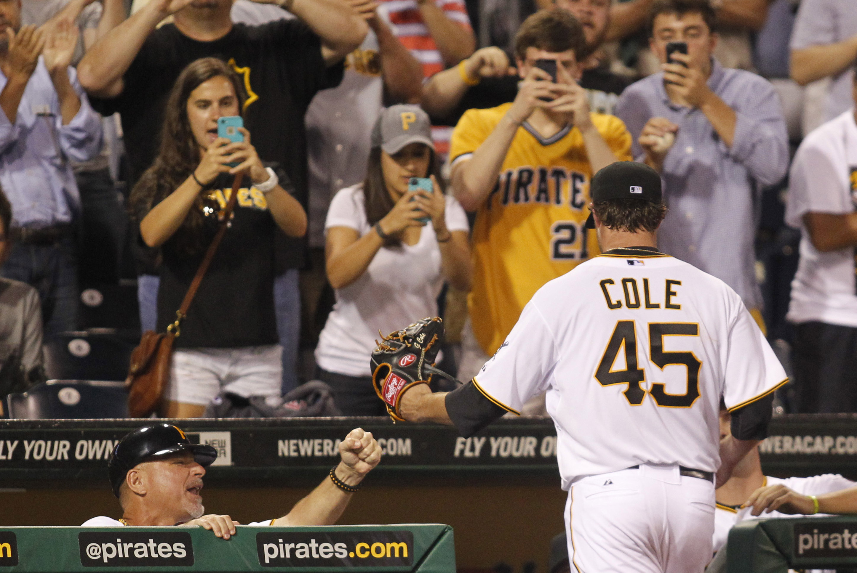 Gerrit Cole wins MLB-best 11th, Pirates win streak at 8