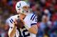 KANSAS CITY, MO - DECEMBER 23: Quarterback Andrew Luck #12 of the Indianapolis Colts in action during the game against the Kansas City Chiefs at Arrowhead Stadium on December 23, 2012 in Kansas City, Missouri. (Photo by Jamie Squire/Getty Images)