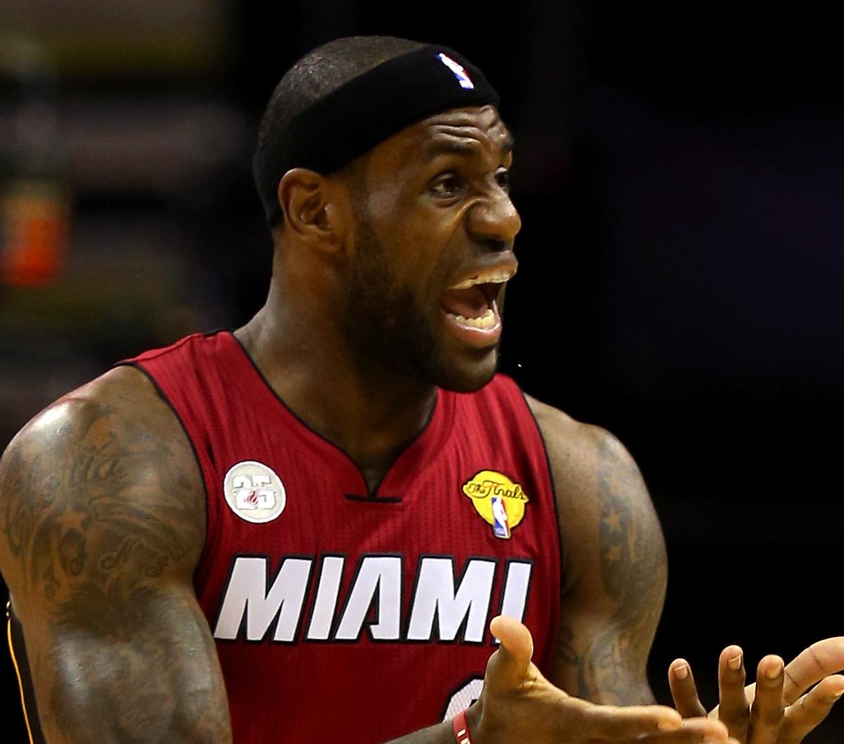 LeBron James' passive Game 1 fails for Heat vs. Spurs