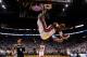 MIAMI, FL - JUNE 09: LeBron James #6 of the Miami Heat dunks the ball in the fourth quarter while taking on the San Antonio Spurs during Game Two of the 2013 NBA Finals at AmericanAirlines Arena on June 9, 2013 in Miami, Florida. NOTE TO USER: User expressly acknowledges and agrees that, by downloading and or using this photograph, User is consenting to the terms and conditions of the Getty Images License Agreement. (Photo by Christian Petersen/Getty Images)