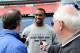 May 3, 2013; Foxboro, MA USA; New England Patriots rookie Aaron Dobson of Marshall talks with the media during rookie minicamp at Gillette Stadium. Mandatory Credit: Bob DeChiara-USA TODAY Sports