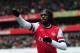 LONDON, ENGLAND - MARCH 30: Gervinho of Arsenal celebrates as he scores their first goal during the Barclays Premier League match between Arsenal and Reading at Emirates Stadium on March 30, 2013 in London, England. (Photo by Jamie McDonald/Getty Images)