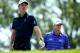 ARDMORE, PA - JUNE 15: (L-R) Justin Rose of England and Steve Stricker of the United States look on from the fourth tee during Round Three of the 113th U.S. Open at Merion Golf Club on June 15, 2013 in Ardmore, Pennsylvania. (Photo by Andrew Redington/Getty Images)