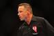 Oct. 29, 2011; Las Vegas, NV, USA; UFC referee Steve Mazzagatti during a middleweight bout during UFC 137 at the Mandalay Bay event center. Mandatory Credit: Mark J. Rebilas-USA TODAY Sports