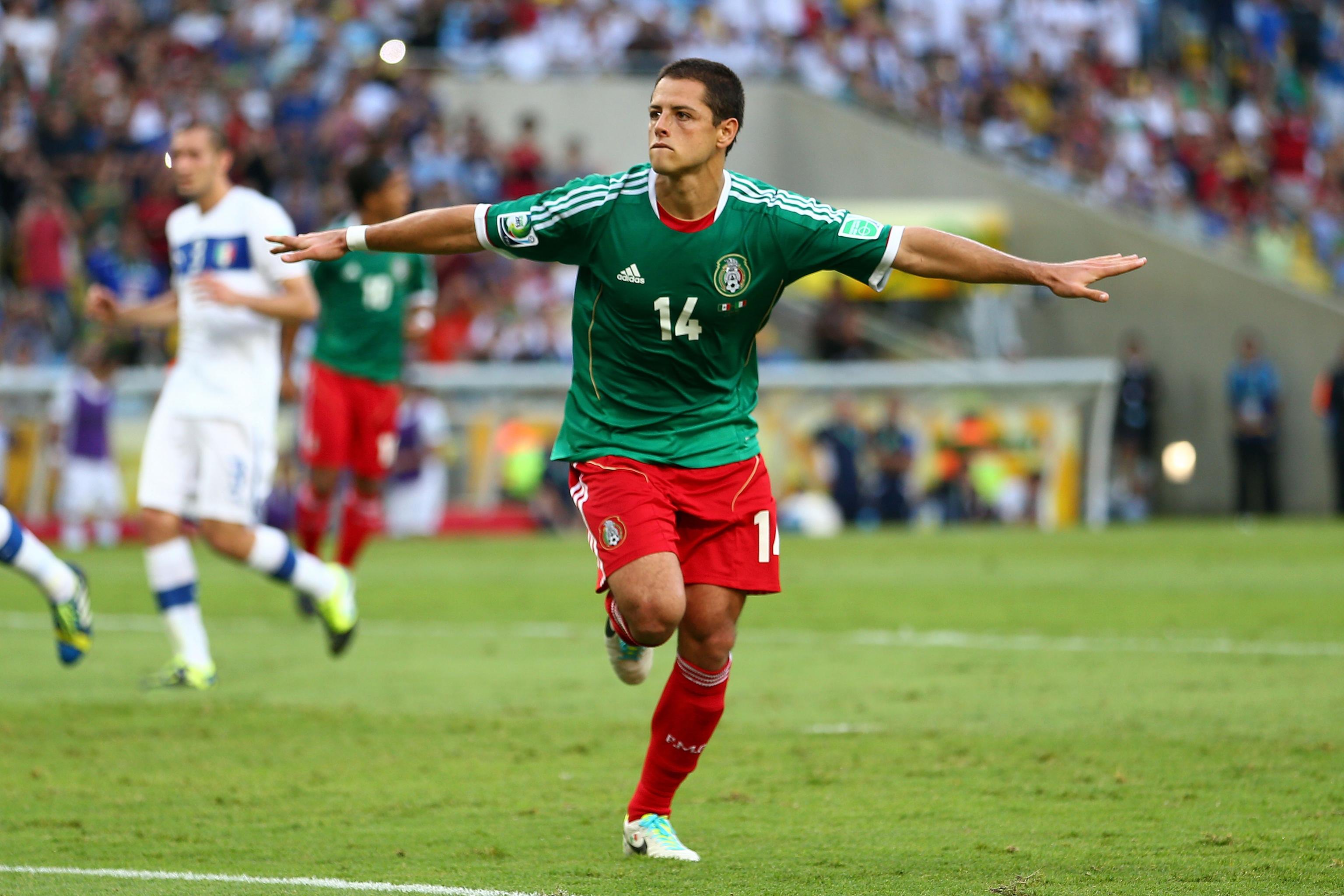 ADIDAS JAVIER CHICHARITO HERNANDEZ MEXICO HOME JERSEY FIFA WORLD CUP –